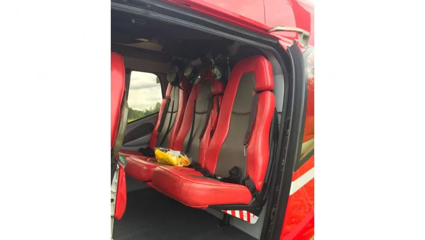 Cabin interior of a 2007 Eurocopter EC120B 1517.