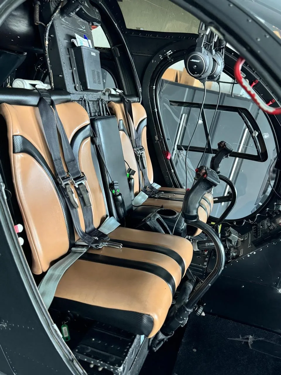 Cabin interior of a 1967 HUGHES 369A.