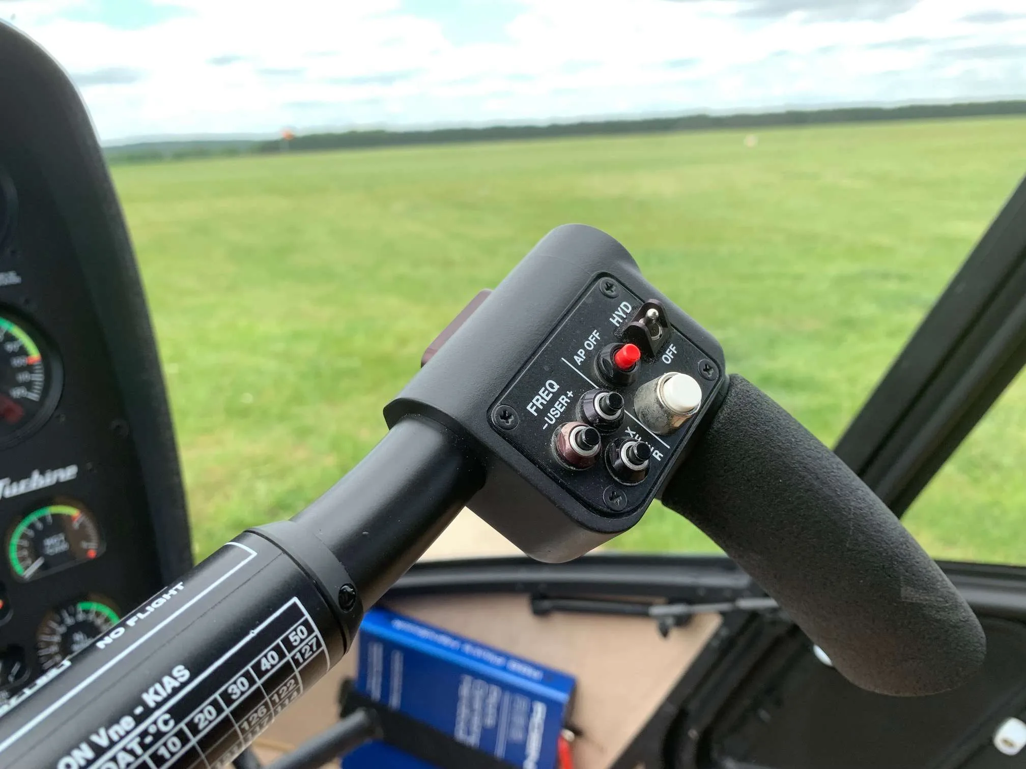 Avionics suite of a 2016 Robinson R66.