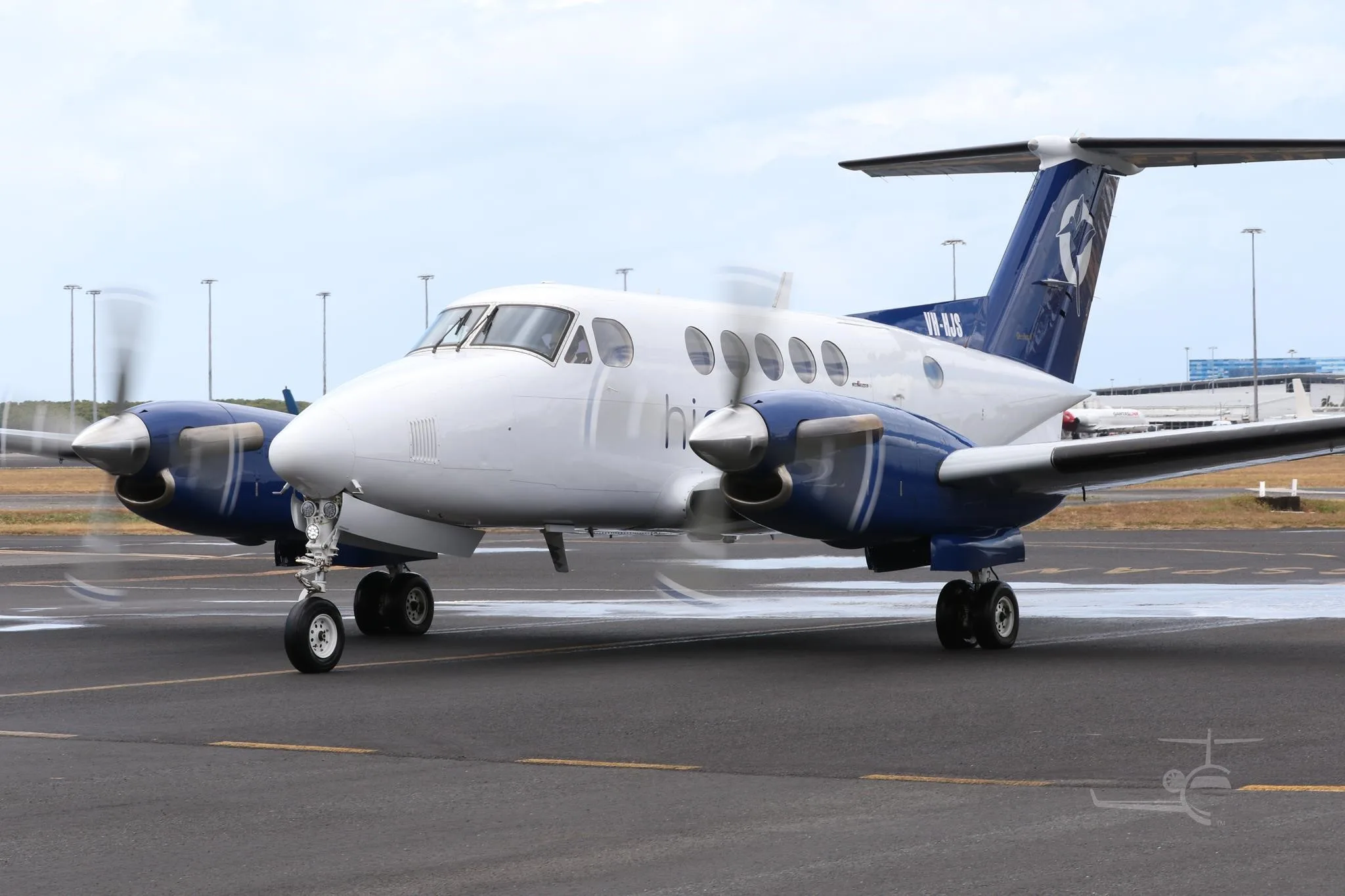 Vh-hjs - 1984 Beechcraft King AIR B200