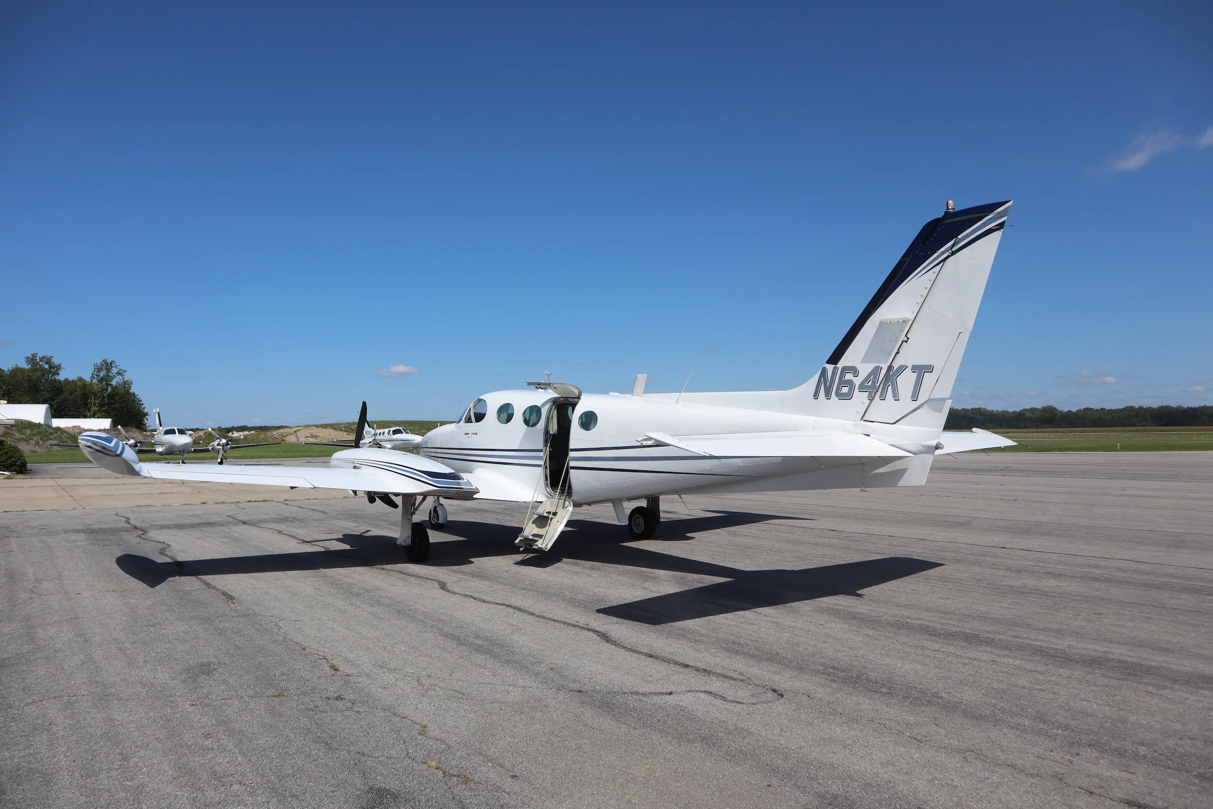 Exterior view of a 1976 Cessna 340A | TAS Aviation.
