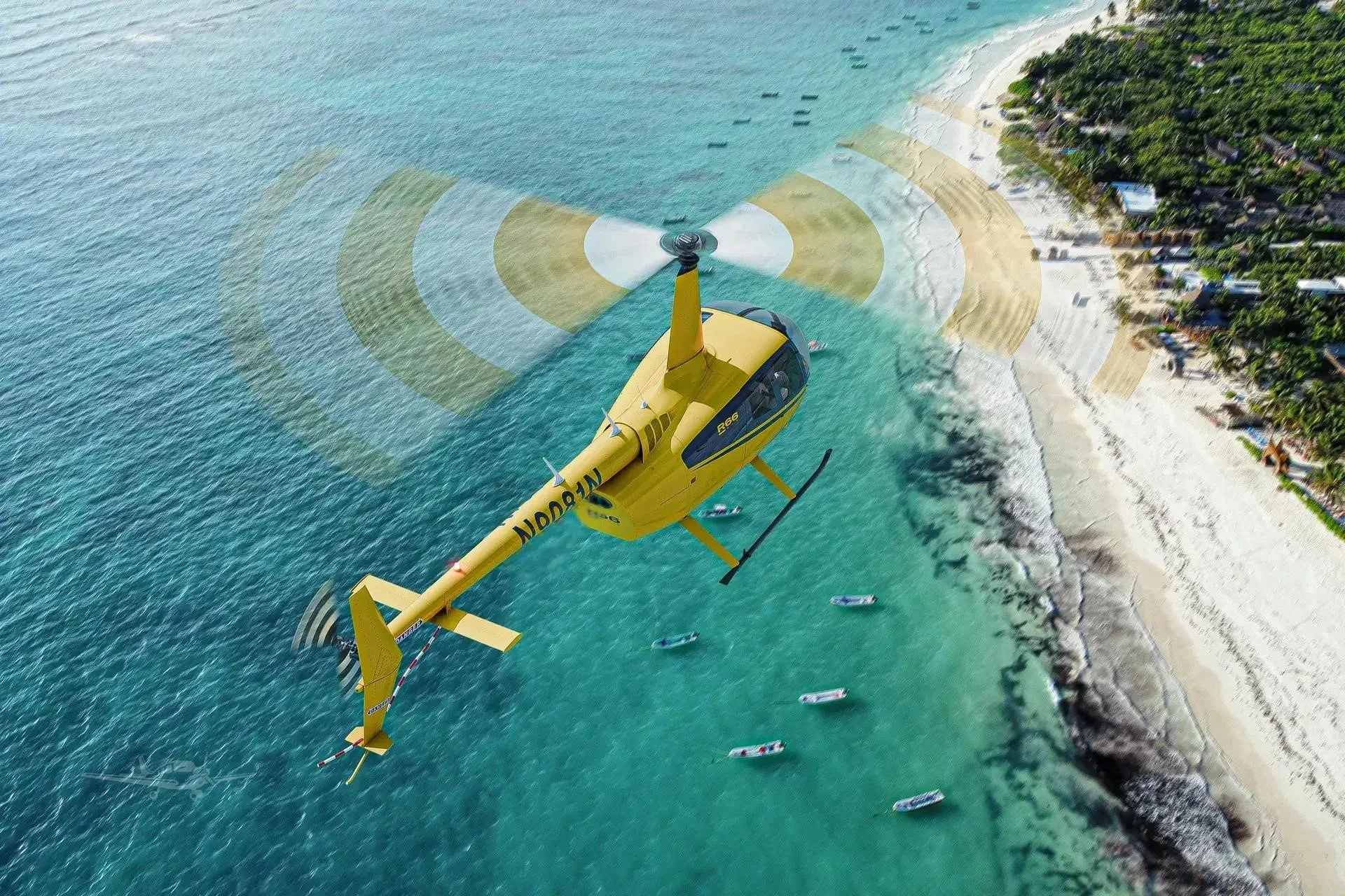 Marketing image of a 2027 ROBINSON R66.