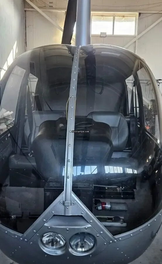 Cabin interior of a Robinson R44 Raven I.