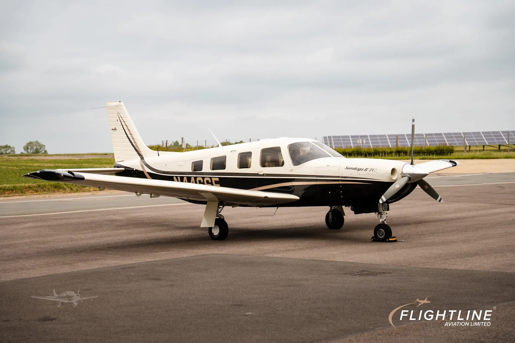 Exterior view of a 2007 PIPER SARATOGA II TC, N446SE.