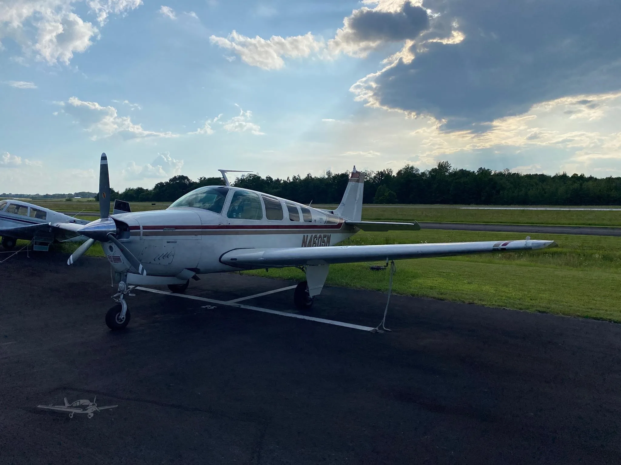 Exterior view of a 1978 BEECHCRAFT A36 BONANZA.