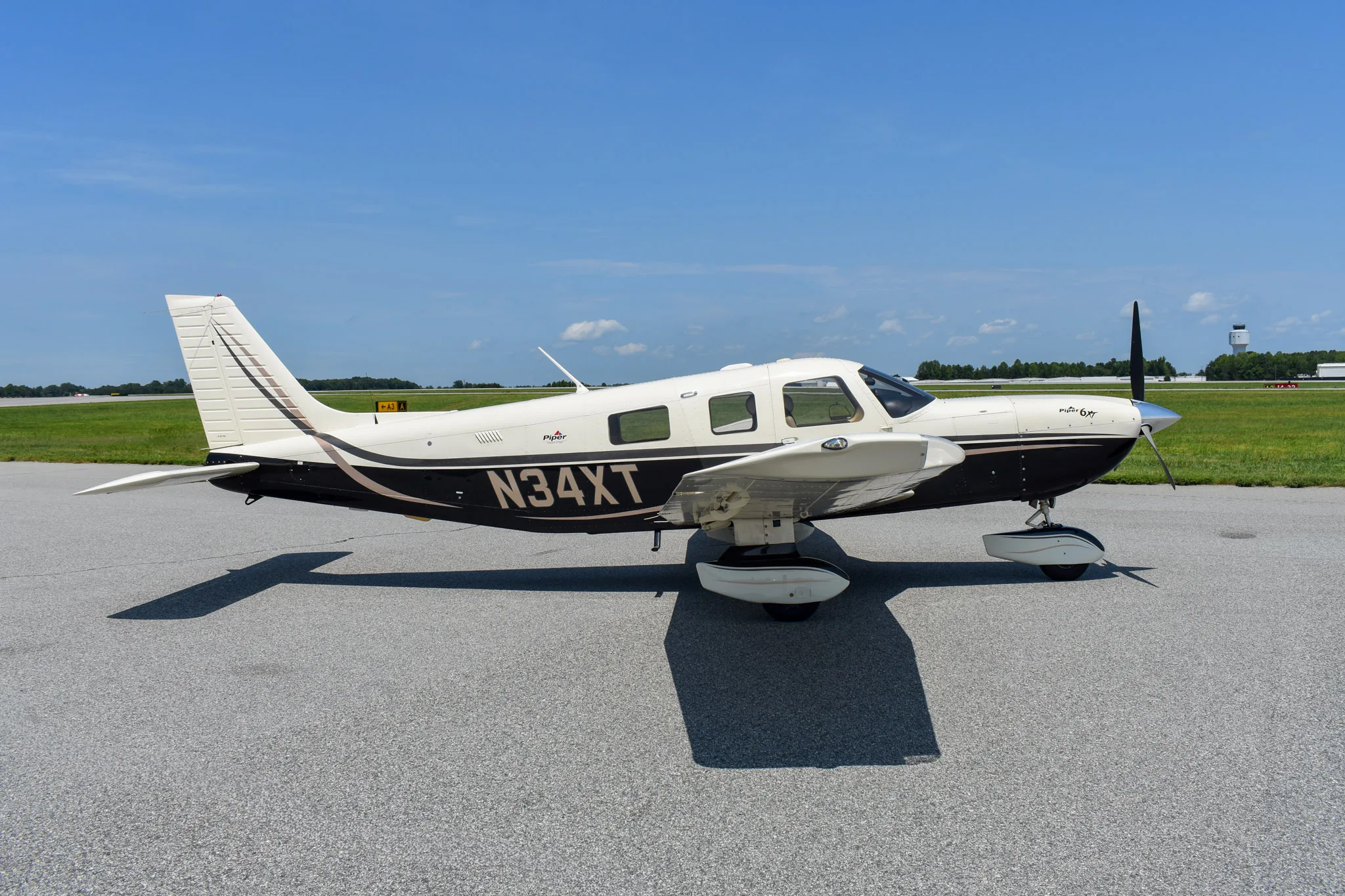 Exterior view of a 2005 Piper 6XT N34XT - $469,000.