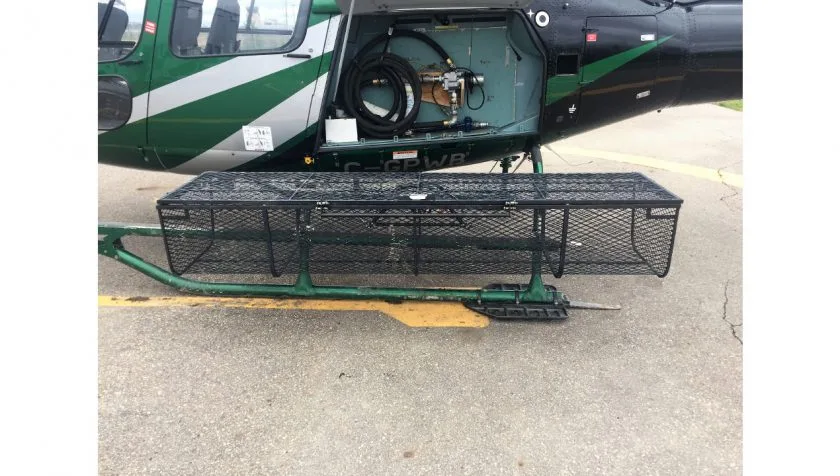 Exterior view of a 2009 Eurocopter AS350B2 4756, C-GPWB.