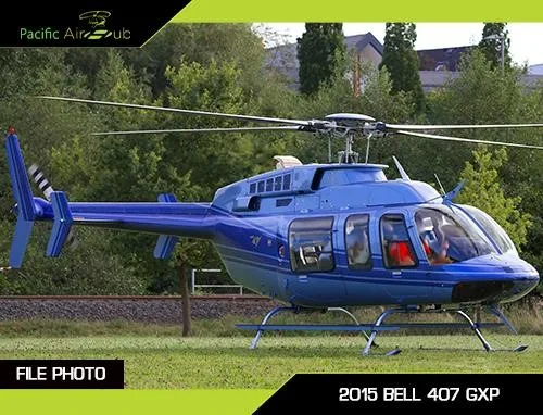 Exterior view of a 2015 BELL 407GXP.