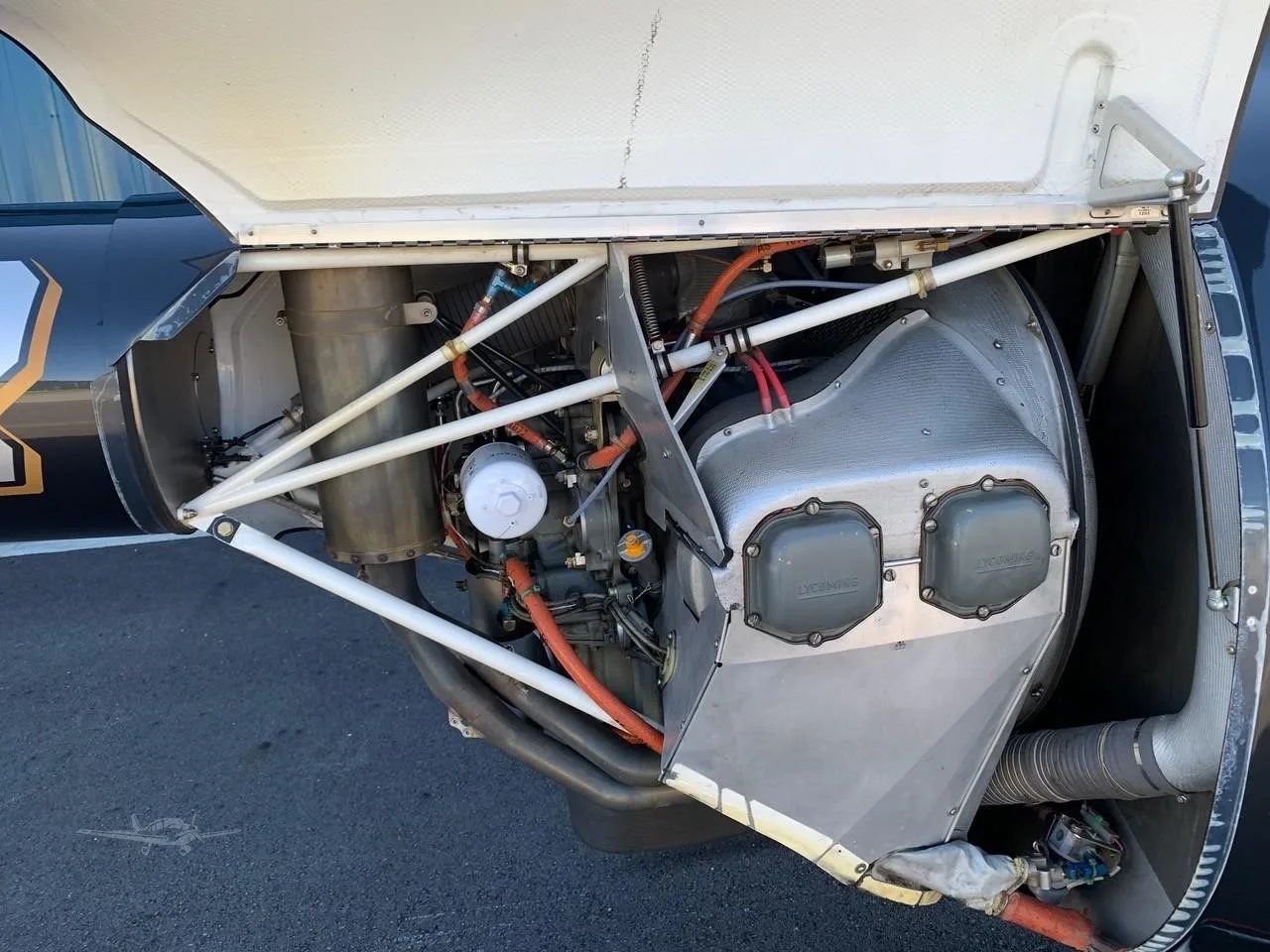 Engine detail of a 2022 GUIMBAL CABRI G2.