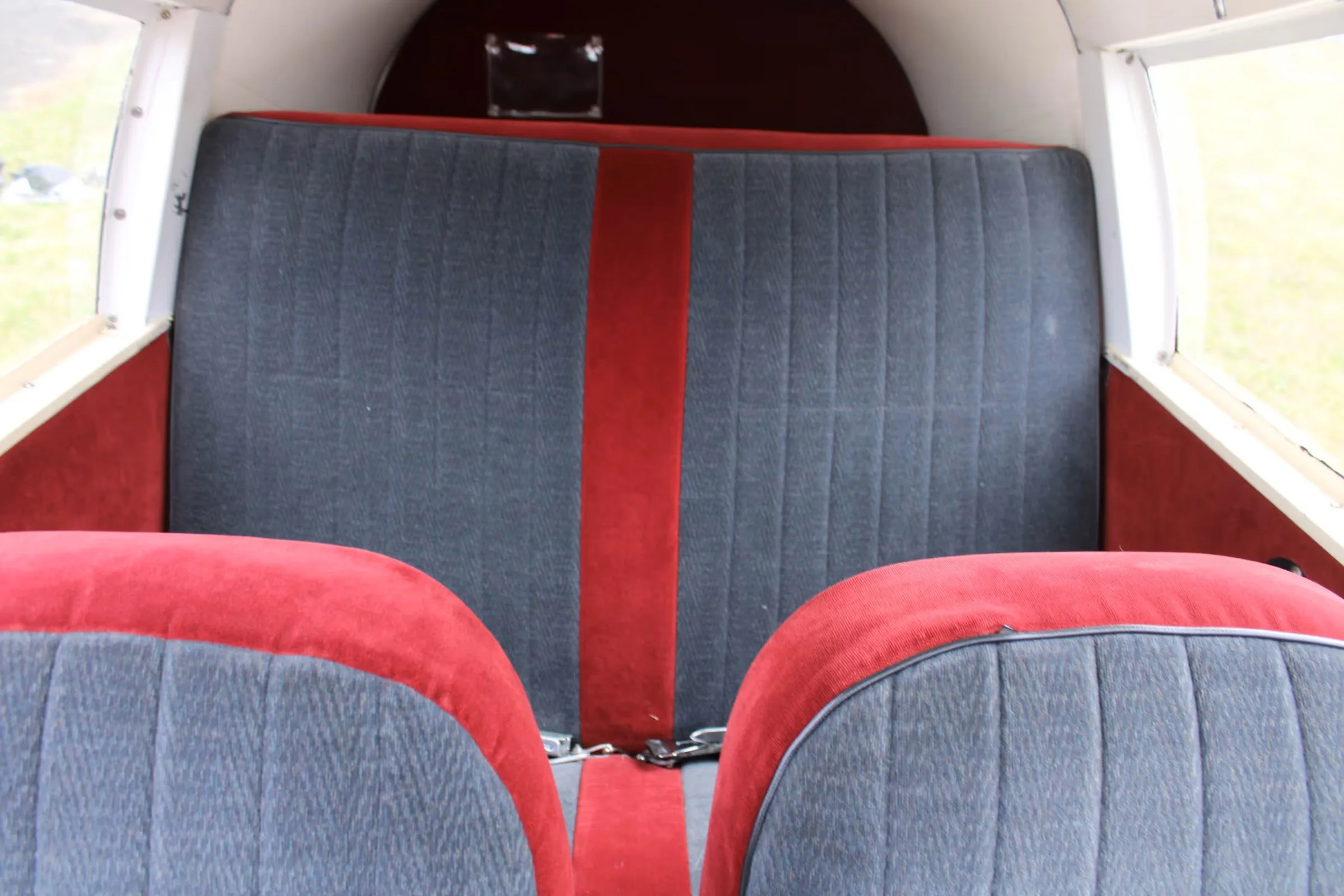 Cabin interior of a 1963 Piper PA-28-180 Cherokee.