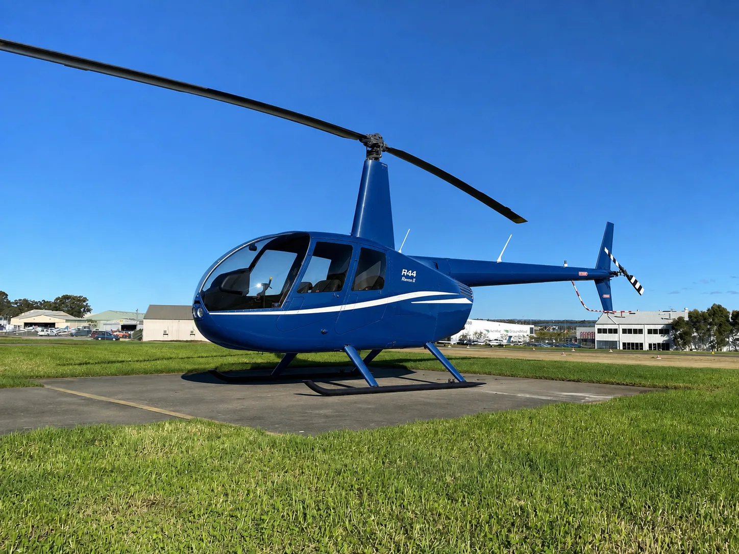 Marketing image of a 2025 Robinson R66 NxG Palo Verde.