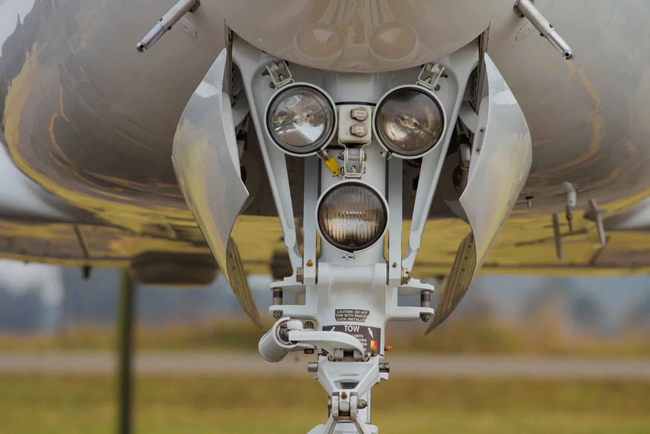 Engine detail of a Beechcraft Textron King Air 350.