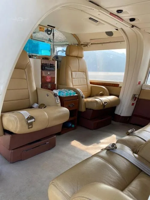 Cabin interior of a 1997 AIRBUS AS365N2.