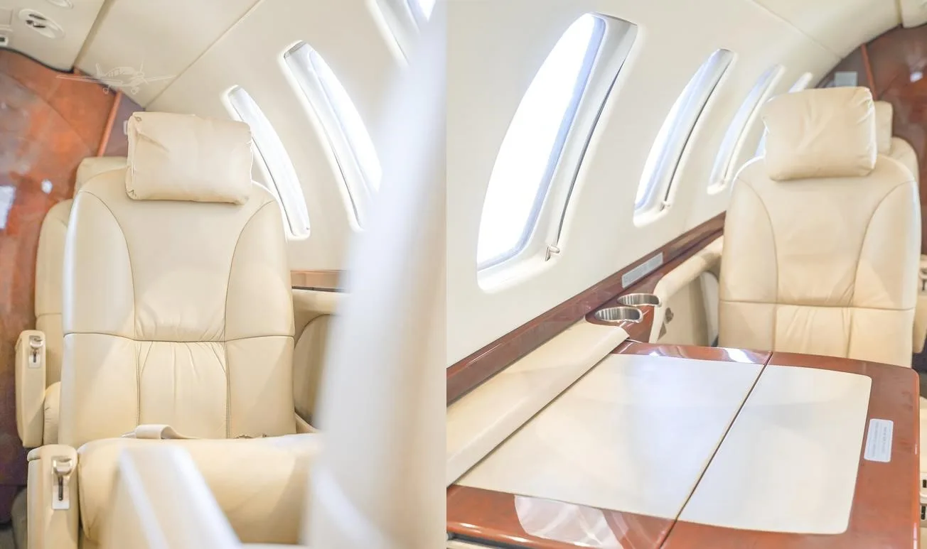 Cabin interior of a 2009 CESSNA CITATION CJ3.
