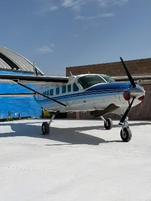 Exterior view of a 1995 Cessna Caravan 208B.