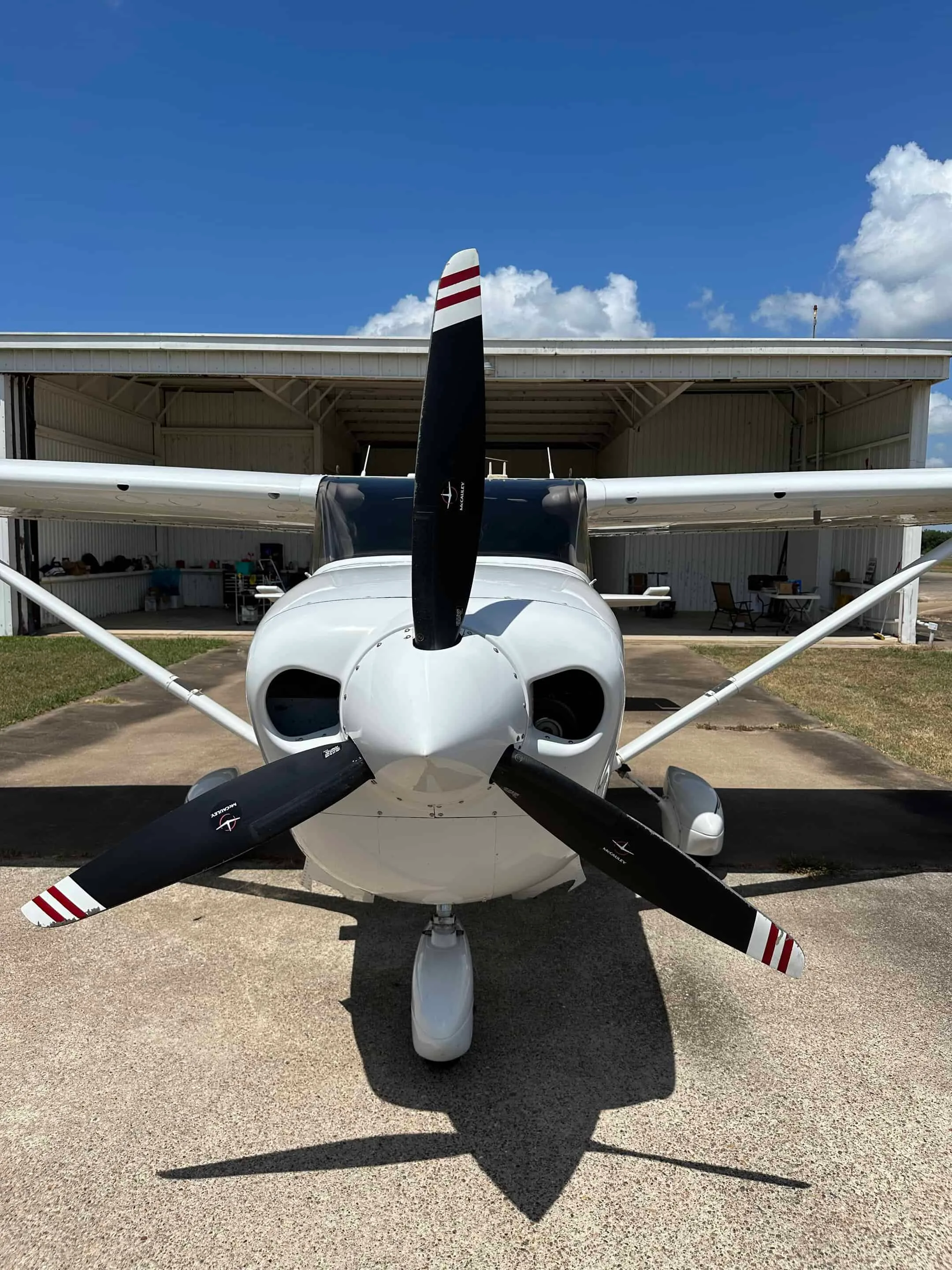 Cabin interior of a 2000 Cessna 206H.