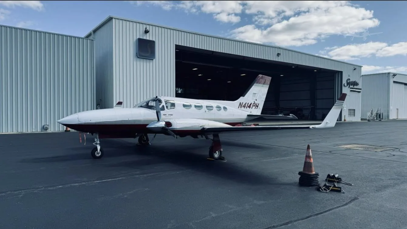Exterior view of a 1979 CESSNA 414A, N414PH.