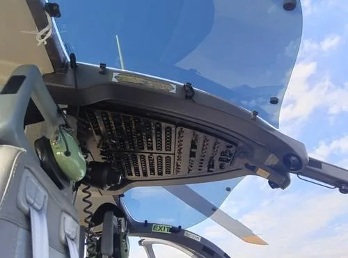 Cockpit and instrument panel of a 2006 EUROCOPTER EC135T2+.