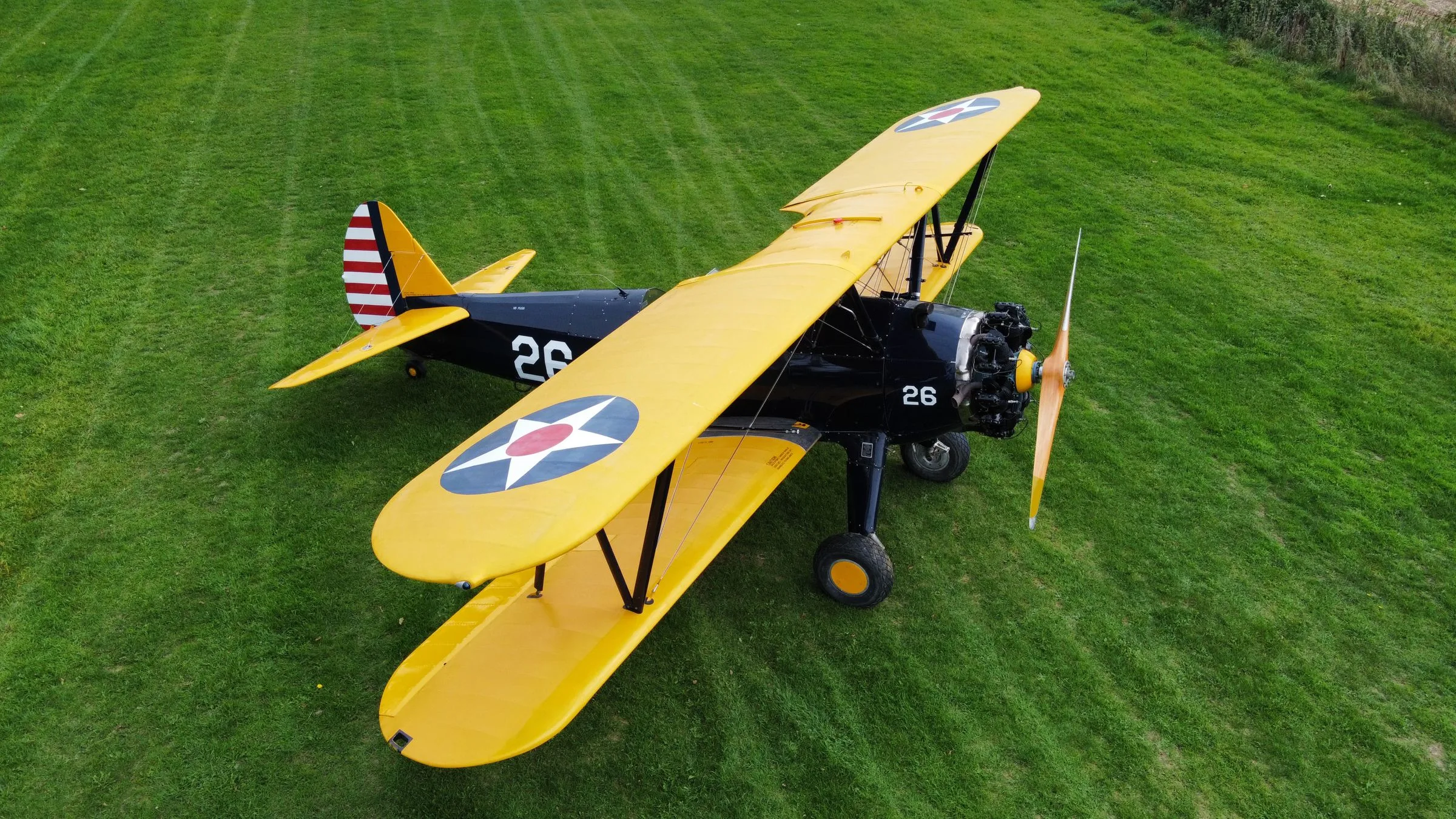Exterior view of a 1945 Boeing Stearman A75-N1.