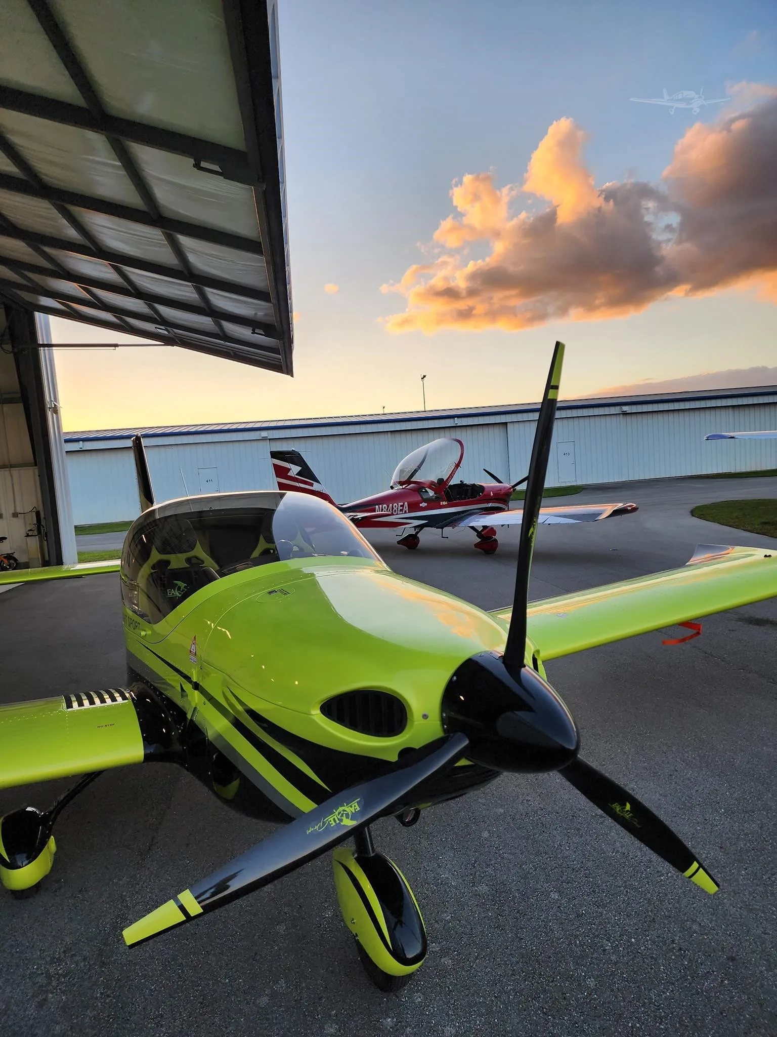 Exterior view of a 2025 TOMARK AERO VIPER SD4, N881EA.