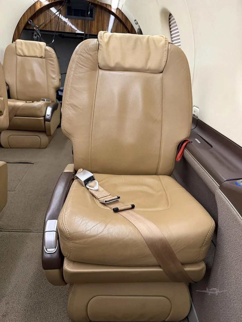 Cabin interior of a 2011 PILATUS PC-12 NG.