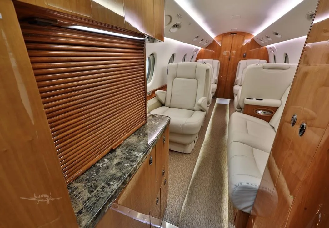 Cabin interior of a 2006 GULFSTREAM G150.