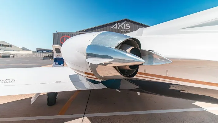 Exterior view of a 1979 Cessna Citation ISP.