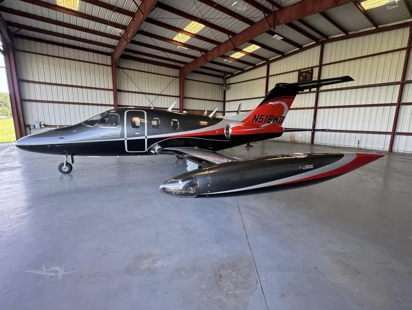 Exterior view of a 2008 ECLIPSE 500, N518WD.