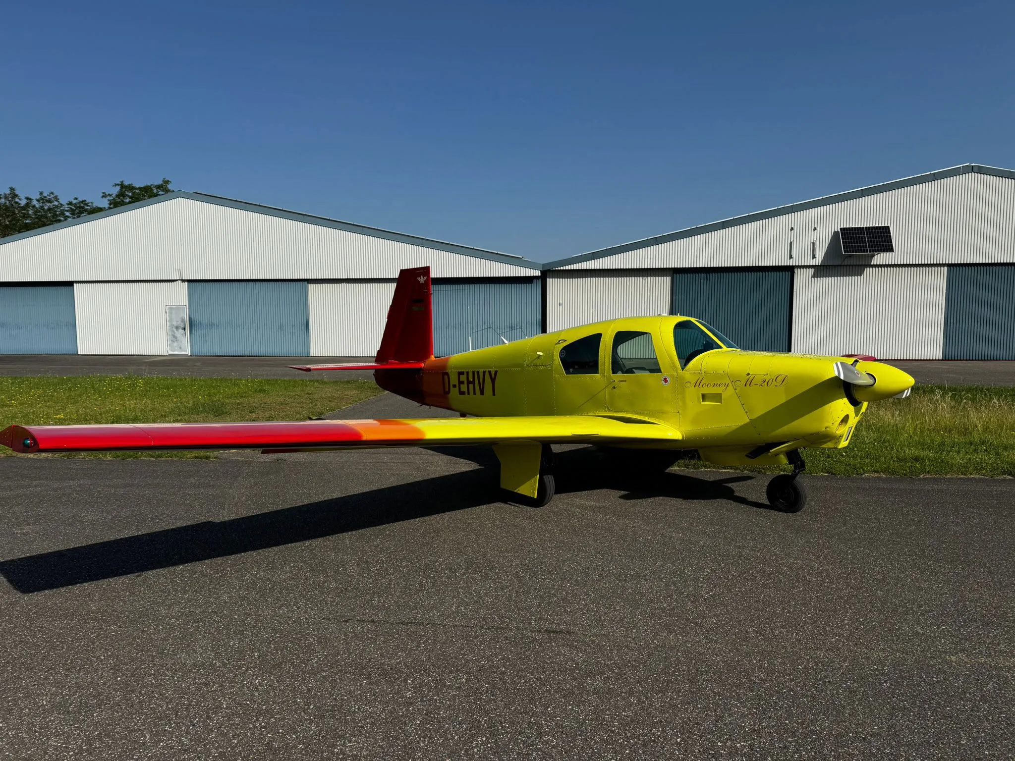 Marketing image of a 1963 Mooney M20D Master.