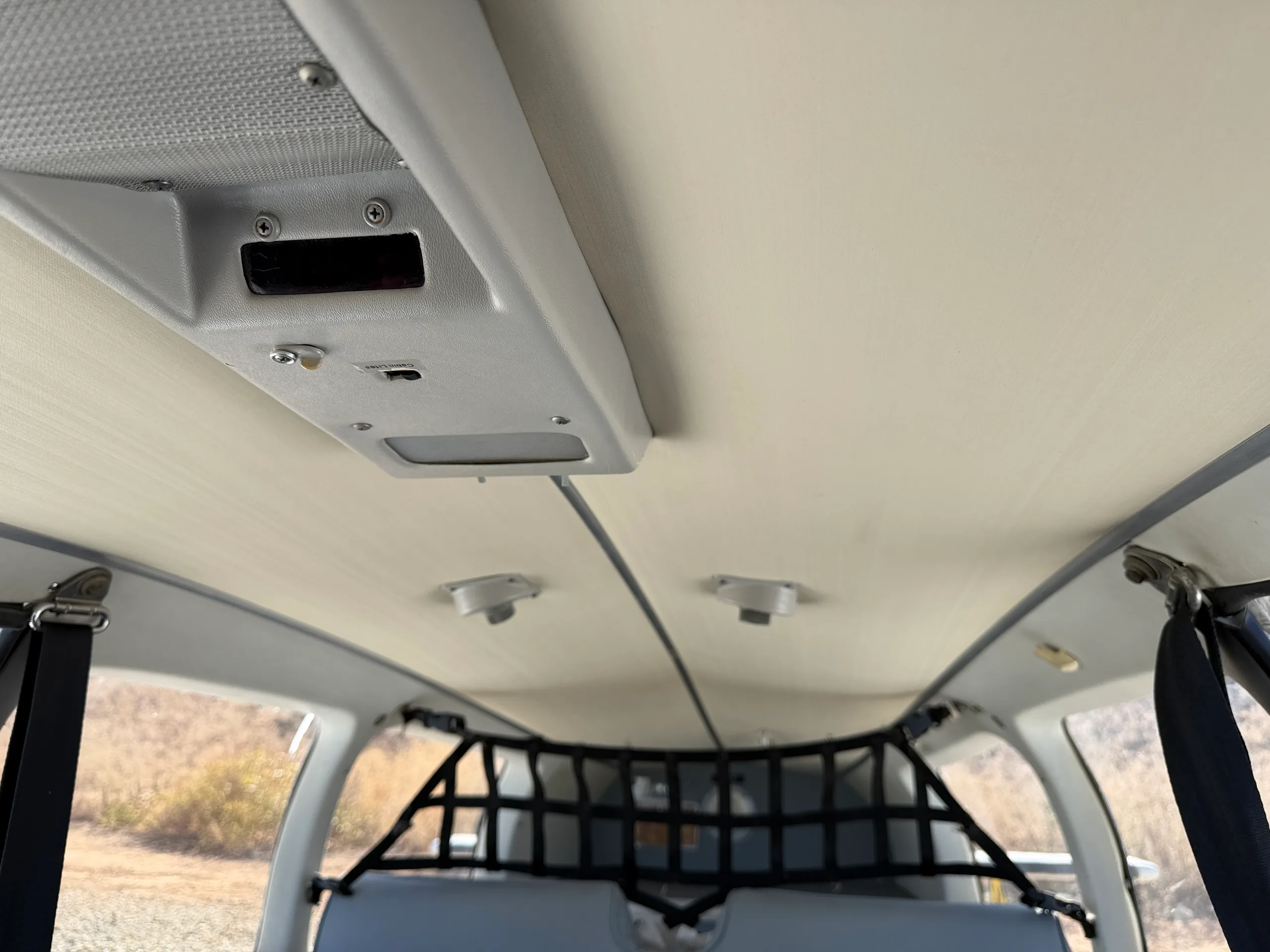 Cabin interior of a 1974 Beechcraft Sundowner C23 $69,000 - (Here at Placerville).