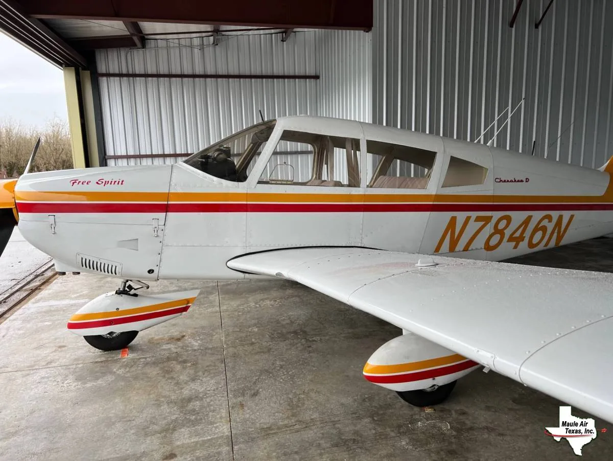 Exterior view of a 1969 Piper Cherokee PA-28-180.