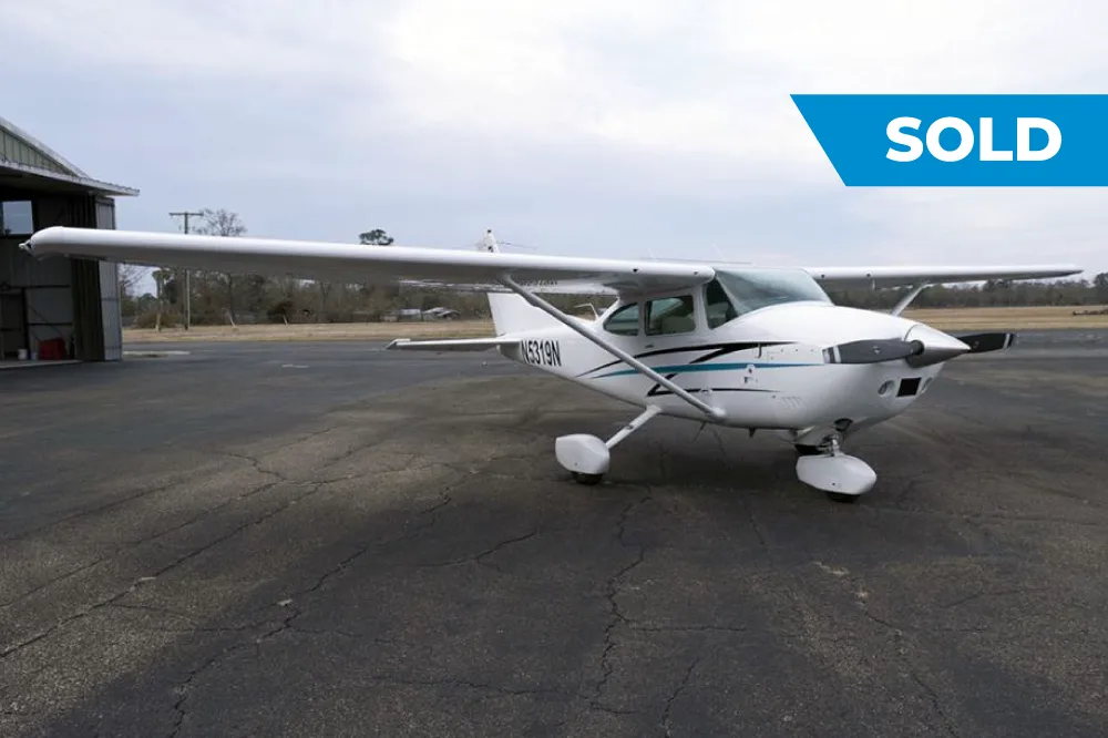 Exterior view of a 1980 Cessna 182Q, N5319N.