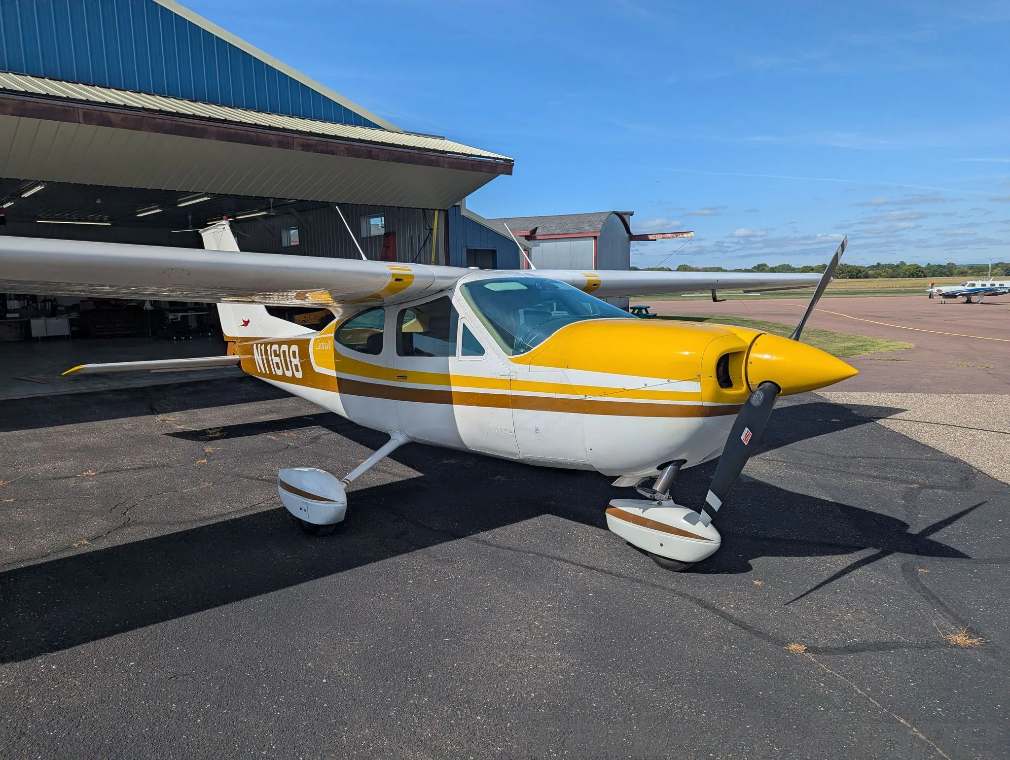 Exterior view of a 1976 CESSNA 177B, N11608.