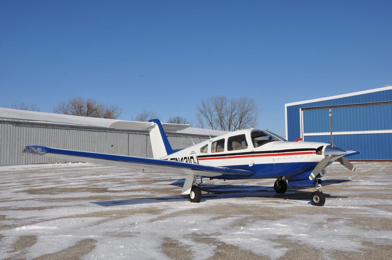 Exterior view of a 1983 AKC AVIATION TURBO ARROW IV.