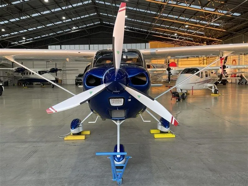 Exterior view of a 2024 TECNAM P2010 GRAN LUSSO, VH-8GL.
