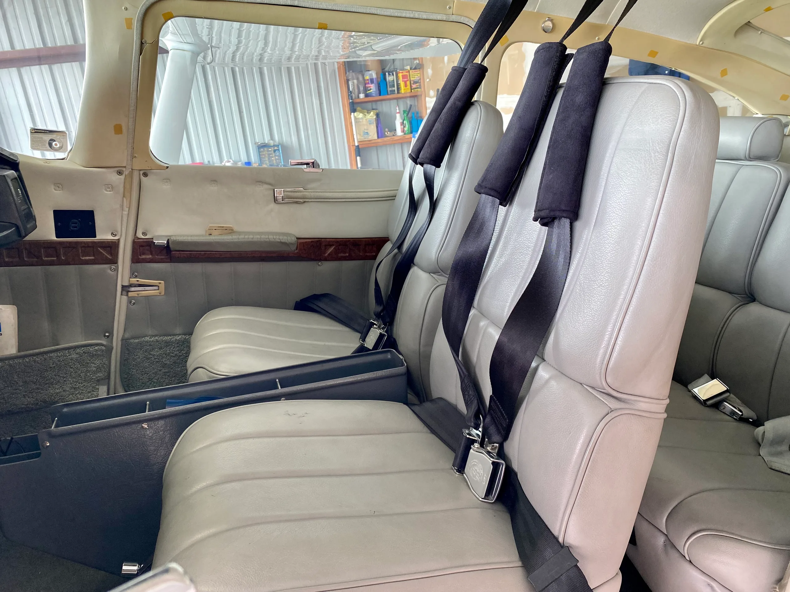Cabin interior of a 1985 Cessna Turbo T182.