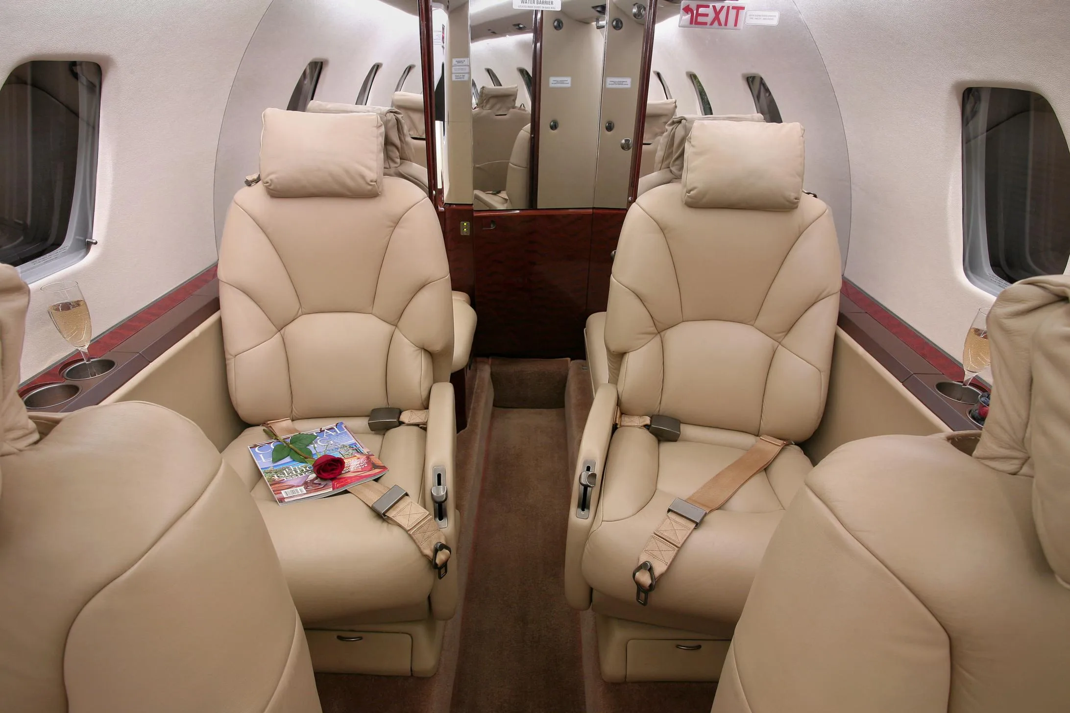 Cabin interior of a 2000 Cessna citation excel sn 560 5119.