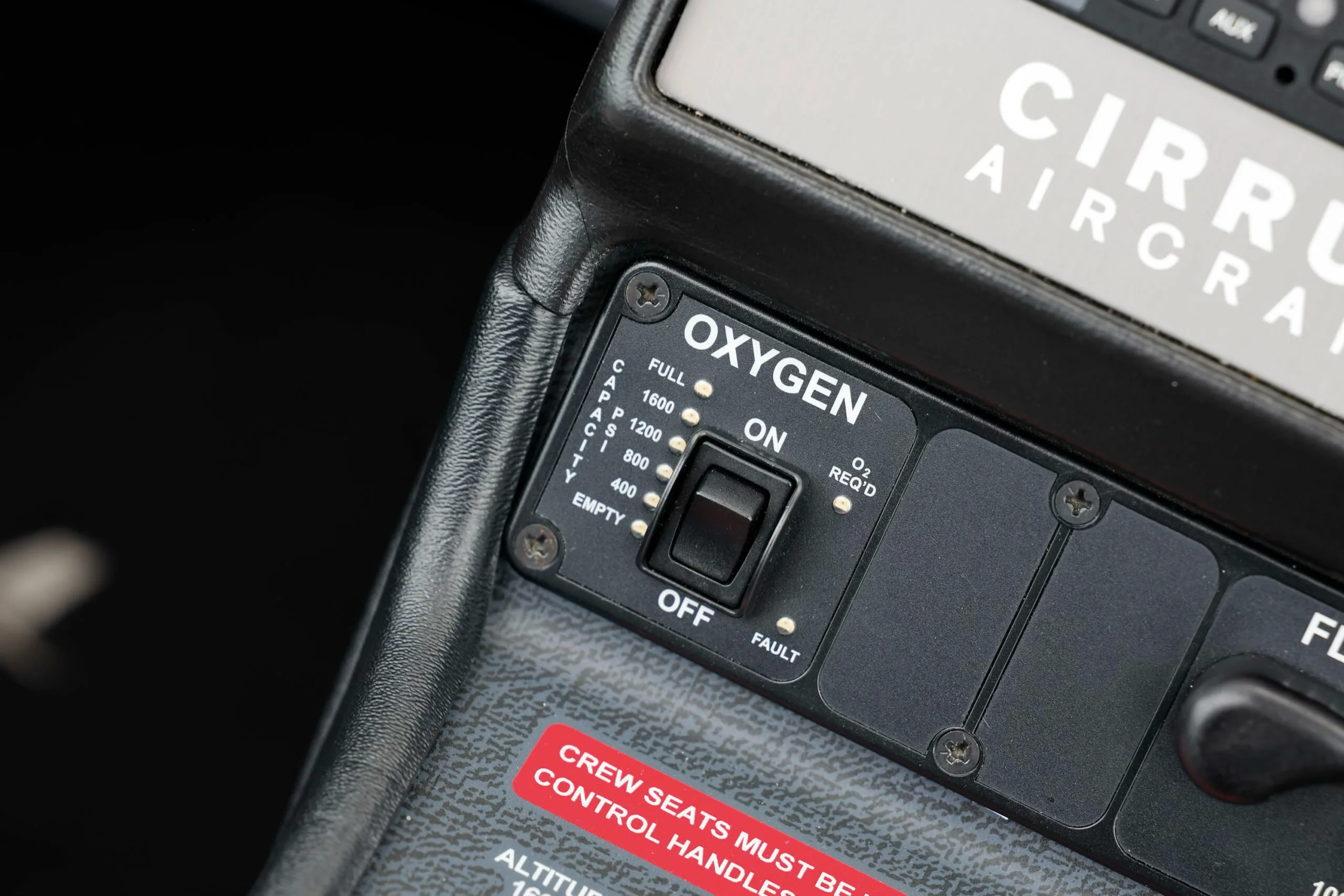 Avionics suite of a 2016 Cirrus SR22 G5.
