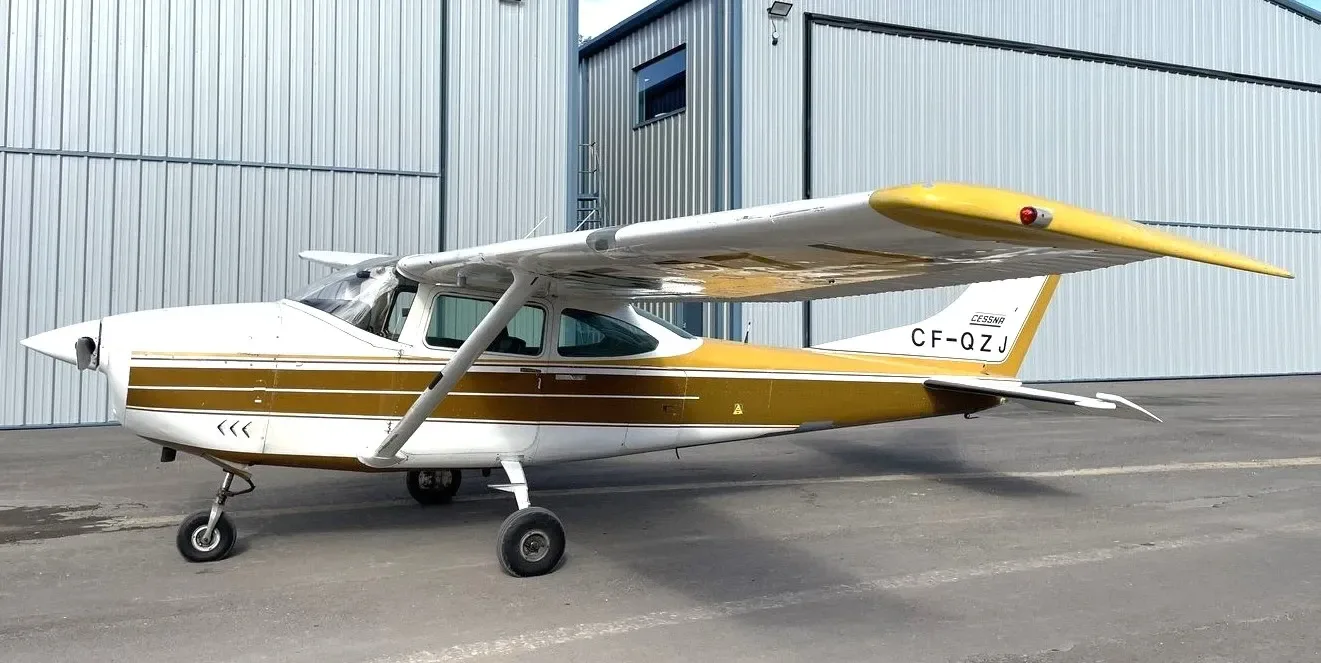 Exterior view of a 1968 Cessna.
