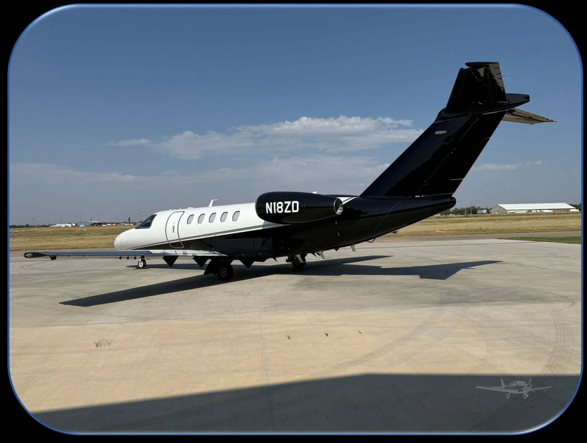 Exterior view of a 2018 CESSNA CITATION CJ4, N18ZD.
