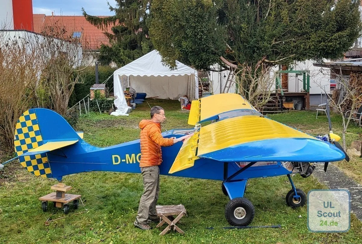 Exterior view of a 1993 Avid Aircraft Eigenbau.