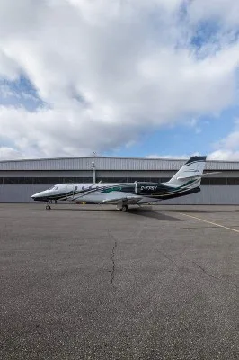 Exterior view of a 2007 Cessna Citation Sovereign, C-FPSV.