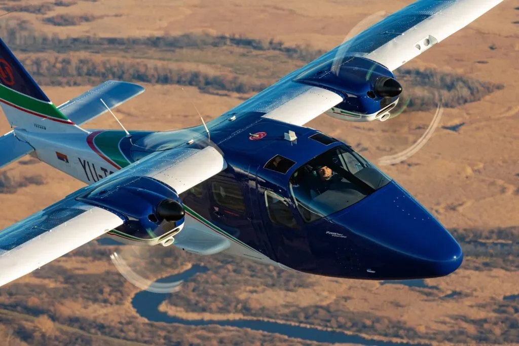 Marketing image of a 2022 Tecnam P2006T.