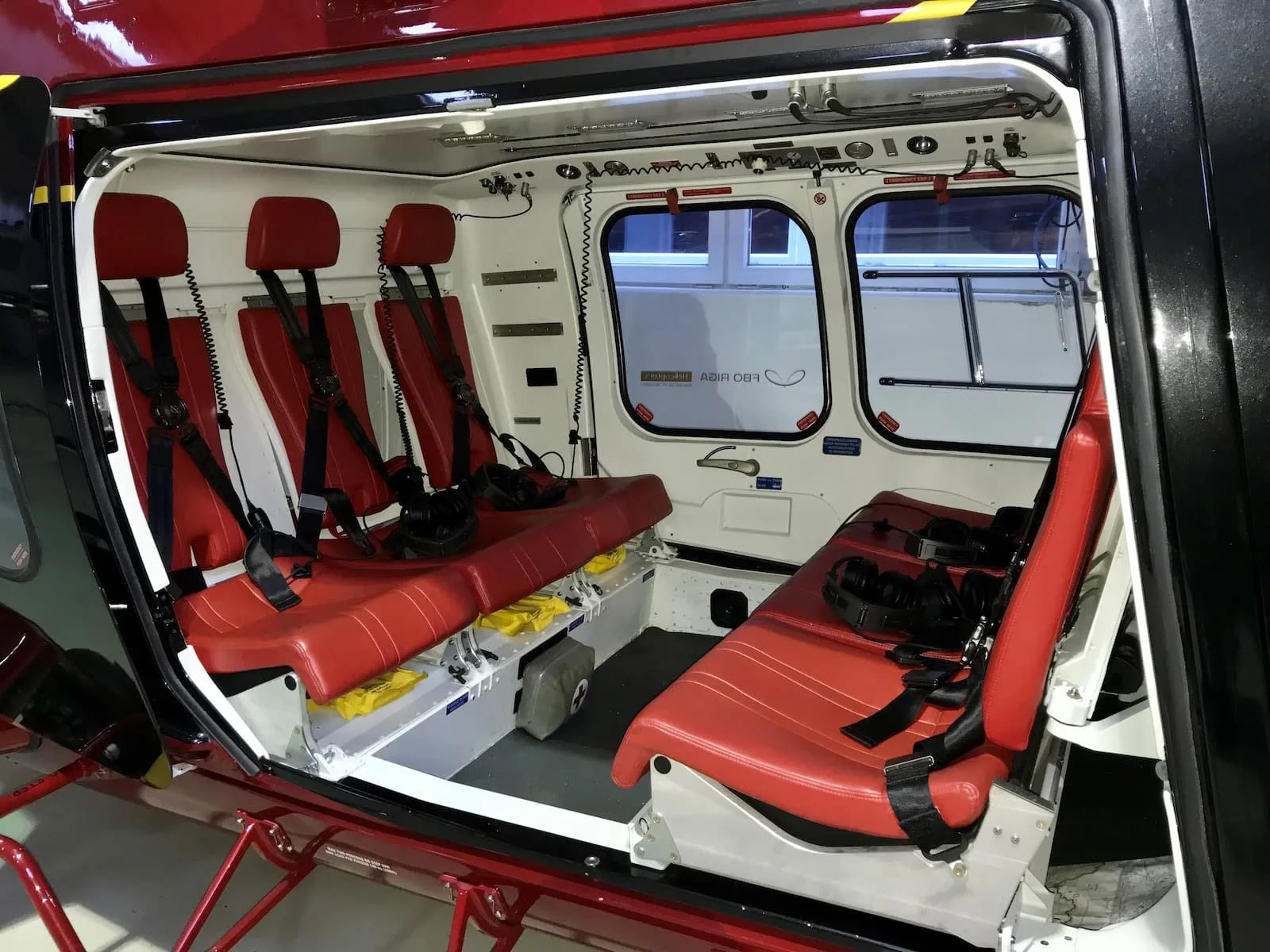 Exterior view of a 2015 Leonardo AW109SP GrandNew, I-GSSV.