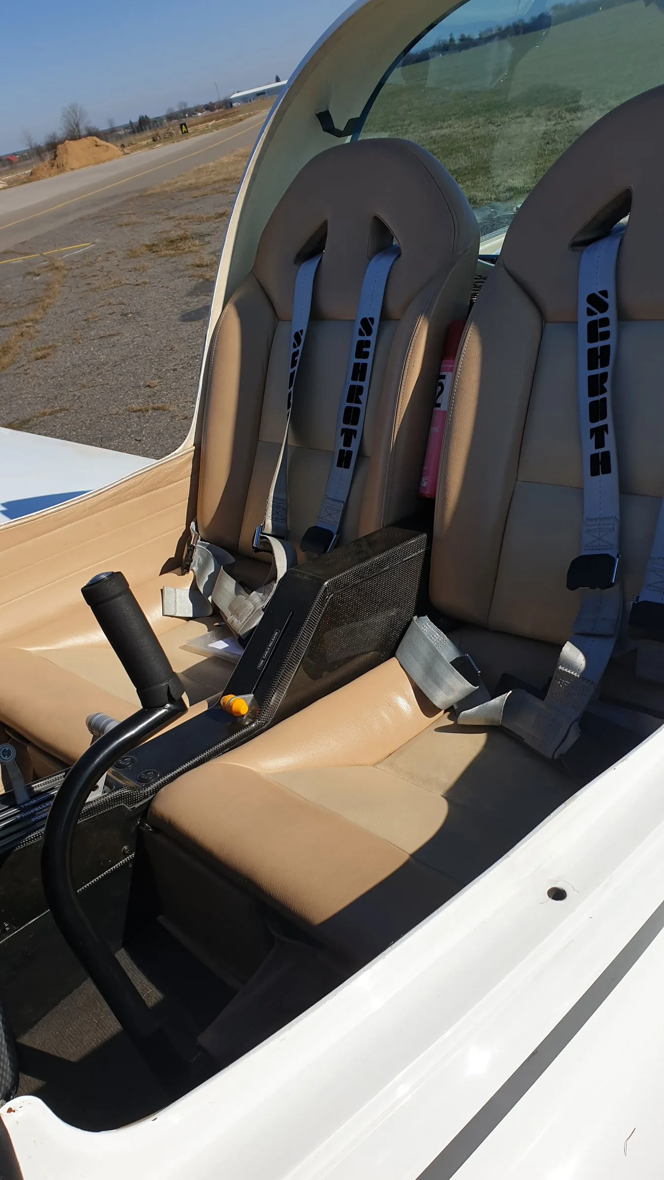 Cockpit and instrument panel of a 2010 TL Ultralight TL 2000 Sting S4.