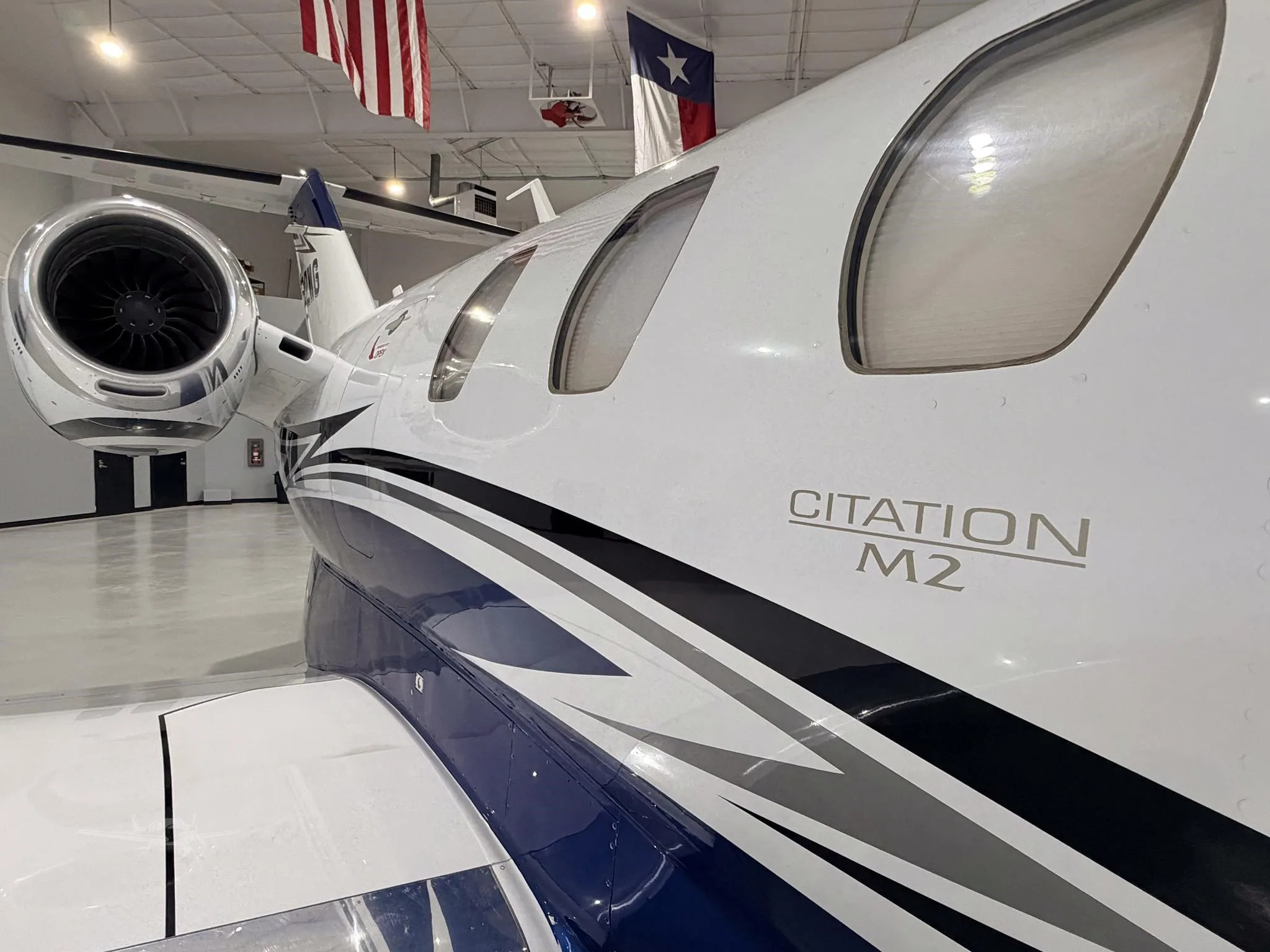 Exterior view of a 2015 CESSNA CITATION M2, N92WG.