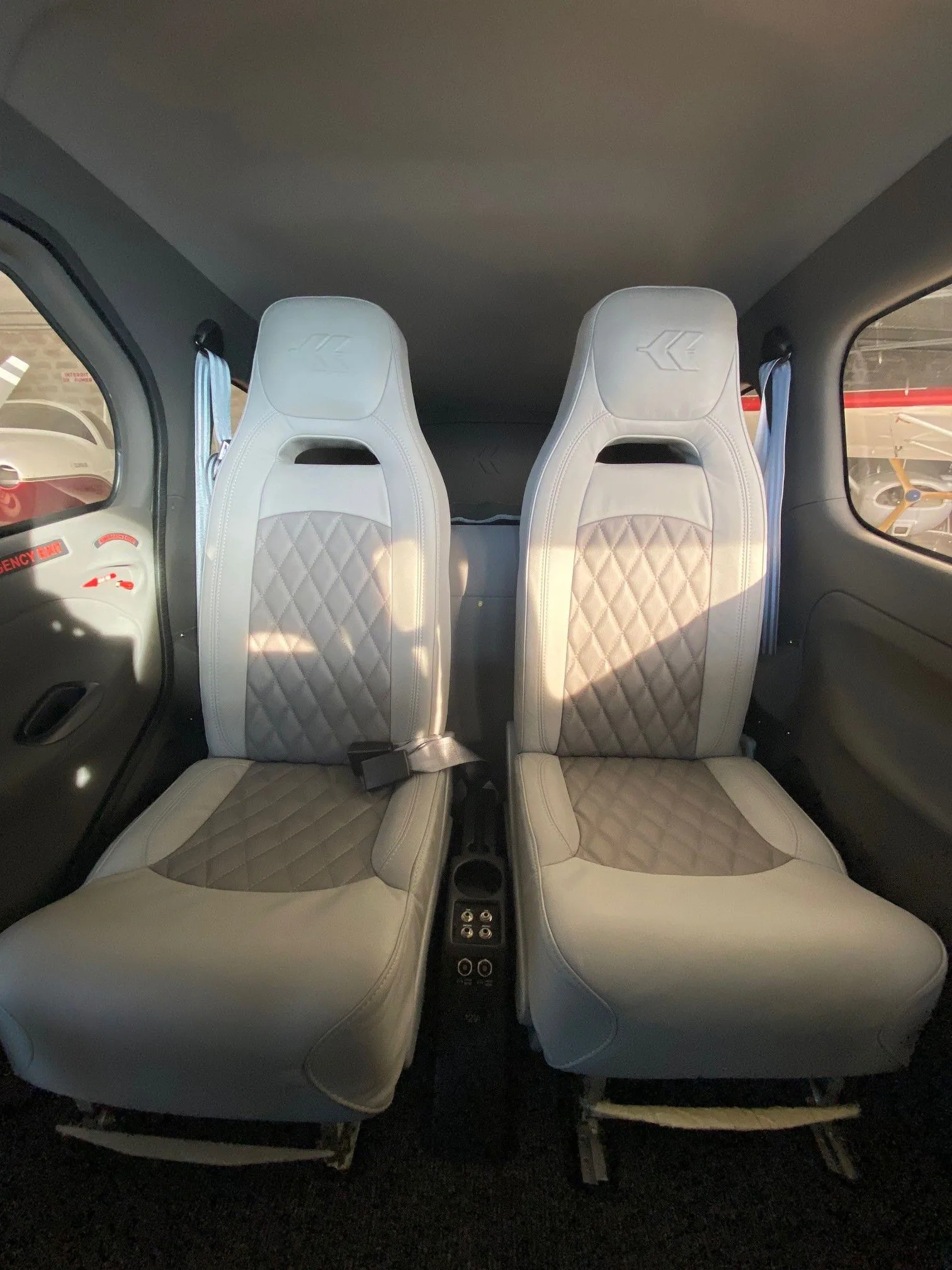Cabin interior of a 2024 Tecnam P2010 TDI.