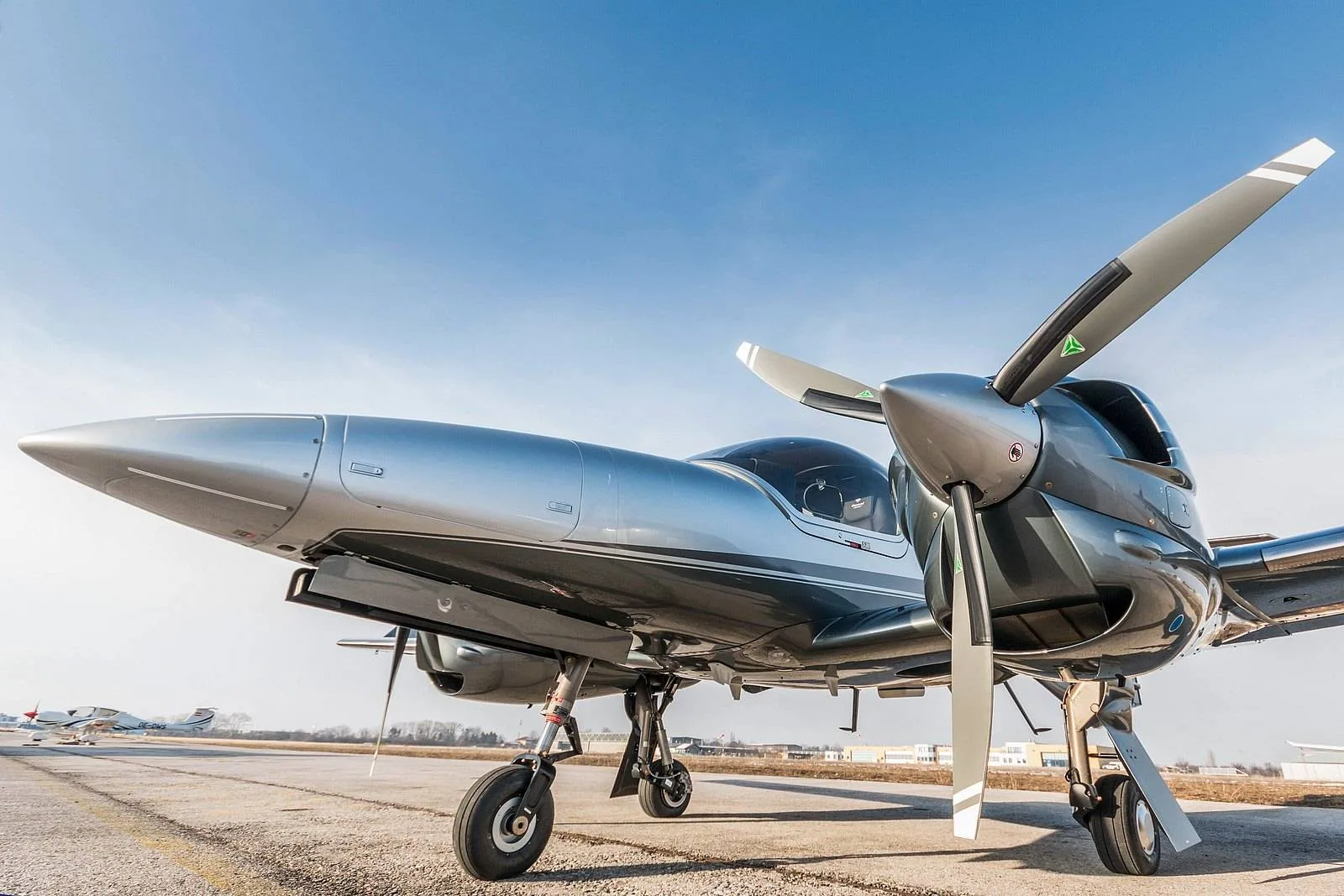Exterior view of a 2018 Diamond DA42-VI.