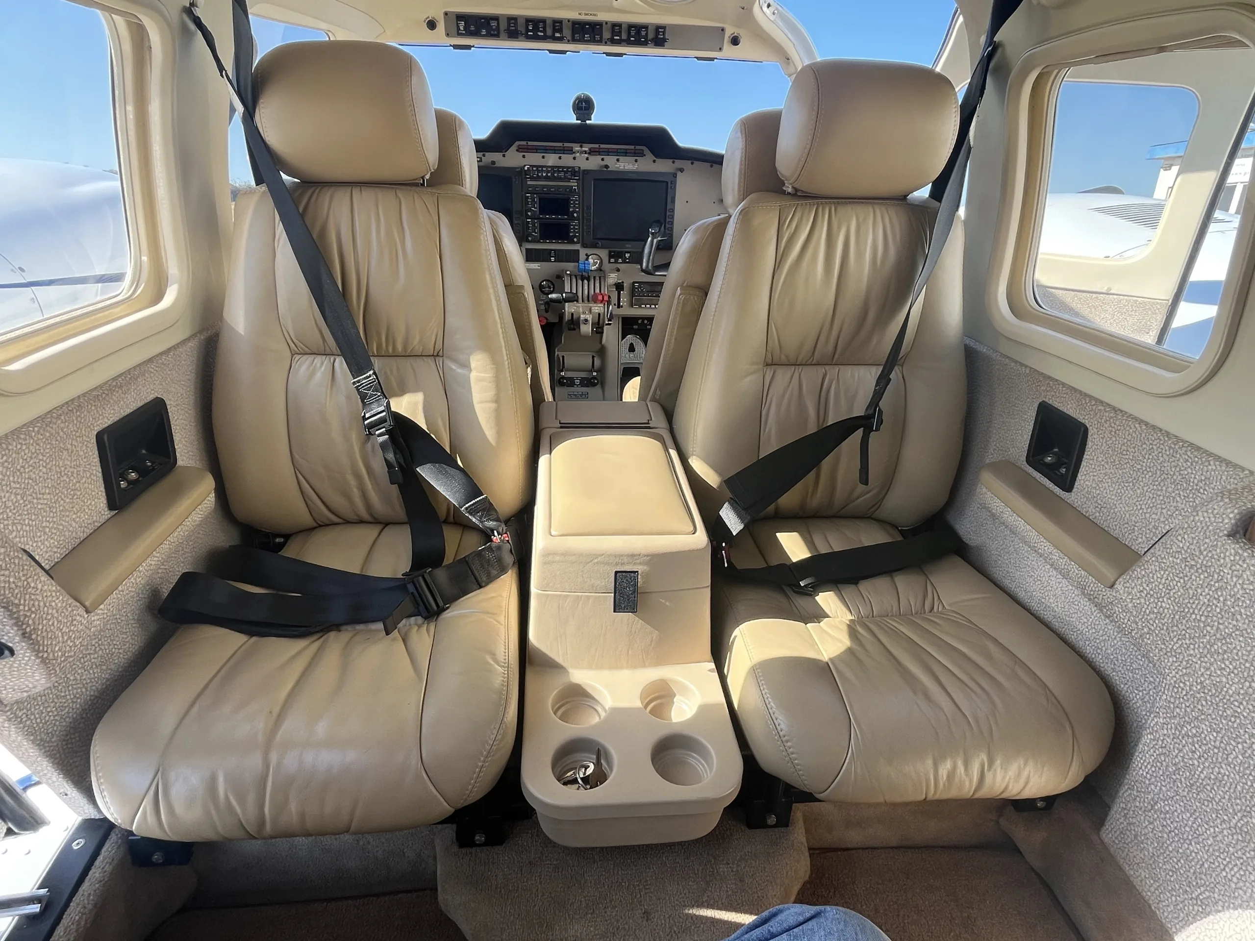 Cabin interior of a 2007 Piper Seneca V.