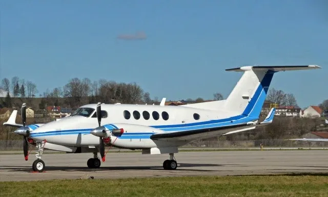 Exterior view of a 2013 Beechcraft King Air 250.